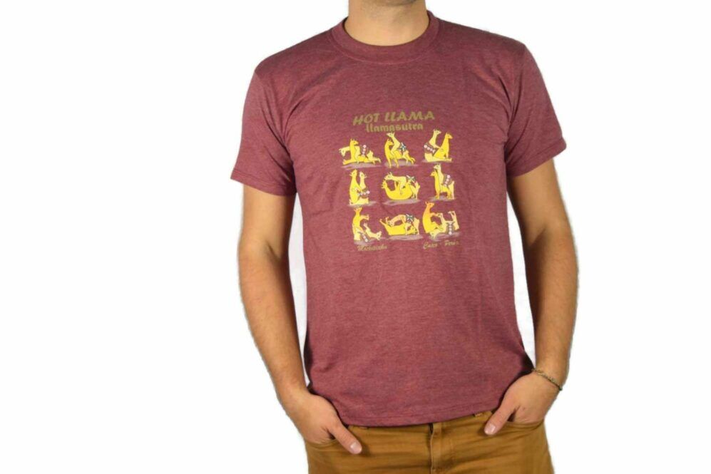 Shirt Llamasutra weinrot