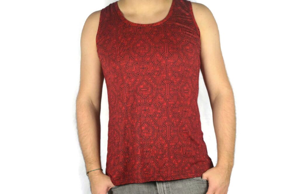 Shipibo Tanktop Rot L