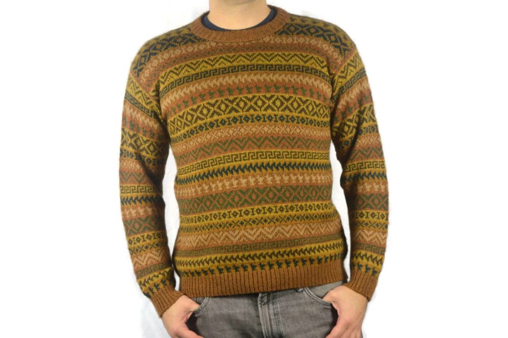 Alpaka Pullover Capac Yupanqui Hellbraun